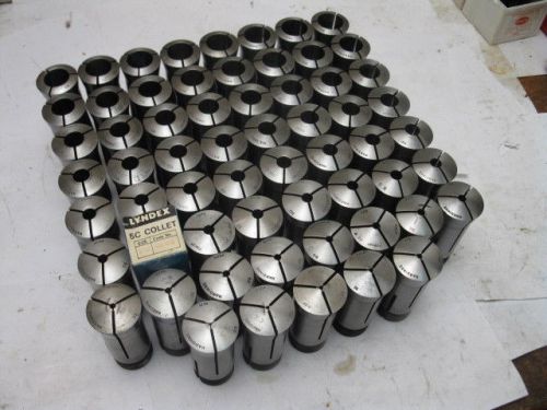 Hardinge 5C collets 61 pc. set 1/16&#034; - 1 by 64ths