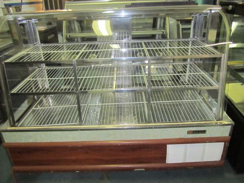 Jabur Curved Glass Cold Deli Case 2 doors, 2 shelves