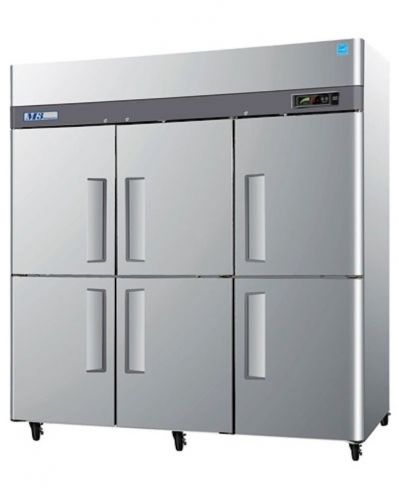 New turbo air 72 cu ft m3 series ss solid door reach in freezer - 6 doors!! for sale