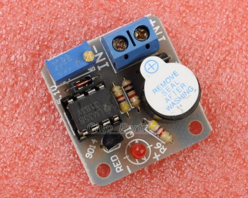 12V Accumulator Sound Light Alarm Buzzer Prevent Over Discharge Controller