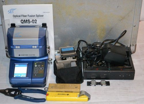 Sumitomo Type-25 QMS-02 TomCat Fiber Fusion Splicer w FC-6S Cleaver Type 25