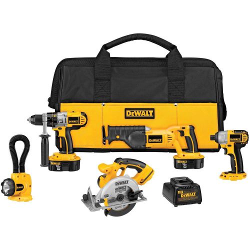 New dewalt dck555x 18-volt xrp 5 tool combo kit impact set for sale