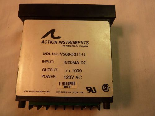 ACTION INSTRUMENTS V508-5011-U VISIPAK DIGITAL PANEL METER DISPLAY