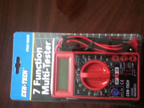 Cen-tech 7 funcion multi tester meter multimeter 98025