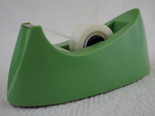 Vintage 3M Scotch Tape Decor Dispenser Model C-15  Avacado Green USA