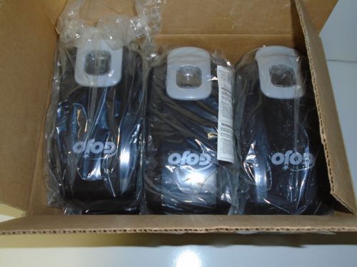 BOX OF 6 GOJO NXT BLACK SPACE SAVER SOAP DISPENSERS. MODEL# 2135-06