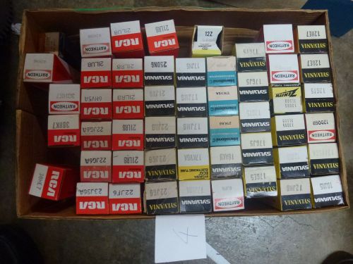 50 pcs wholesale lot NOS vantage vacuum tube large RCA GE SYLVANIA RAYTHEON