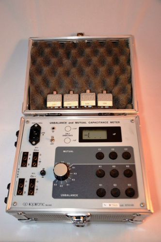 Unbalance and mutual capacitance meter