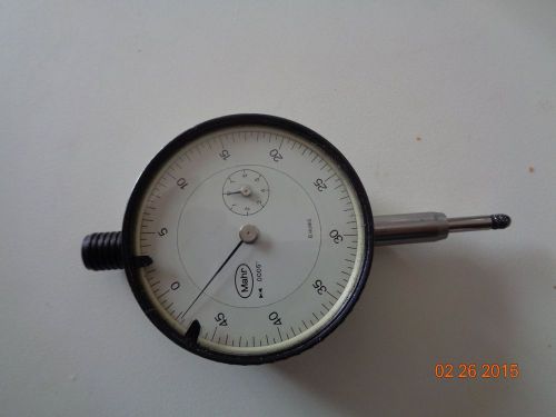 Mahr dial indicator jeweled 6 rubis .0005 resolution