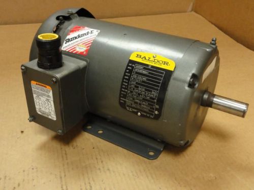 150691 Used, Baldor M3559T AC Motor 3Hp, 230/460V, 3450RPM, 3PH, 7/3.5A