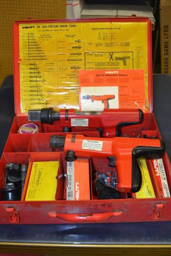 Hilti dx-200 deluxe kit powder actuated fastening system w/ case quick ship for sale