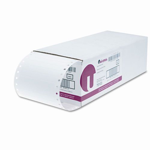 Universal® 1 Across Dot Matrix Printer Labels, 5000/Box