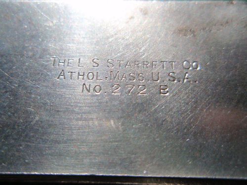 Vintage l.s. starrett # 272 b fillet or radius gage in nice working condition!! for sale