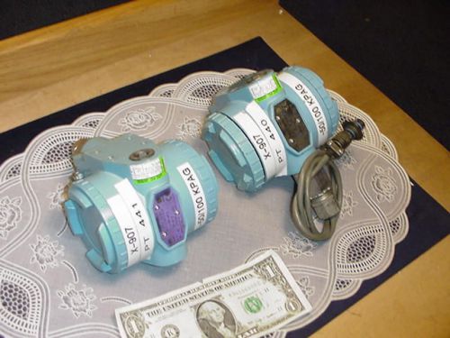 Two (2) RoseMount RTX1000 Model 10-G-2-N-0-0-0 Pressure Transmitter Range 0-100