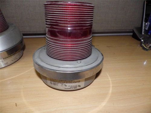 Edwards Adapta beacon Rotating Strobe Red Light Signal Light  P26