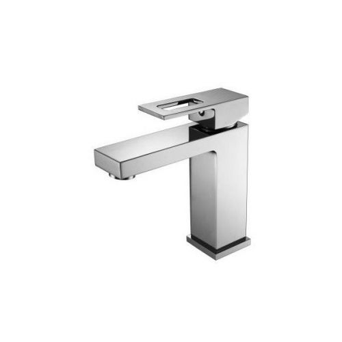 MODERN SQUARE BATHROOM FLICK BASIN / SINK / VANITY BASIN MIXER