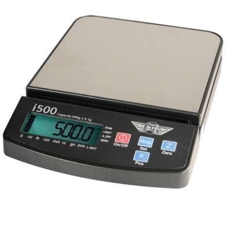 My Weigh iBalance 500 Jewelry Scale 500g x 0.1g – 2500.0ct x 0.5ct – i500 BLACK