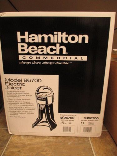 Hamilton beach model 96700 commercial electric juicer for sale