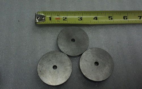 Lot of 3 pieces Grade 5 6Al4V Titanium Round  1-31/32&#034; diameter by 5/16&#034; long