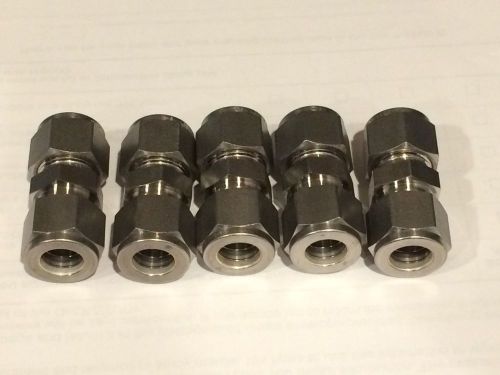 Swagelok 1/2&#034; Tubing Coupling Fittings Stainless Steel