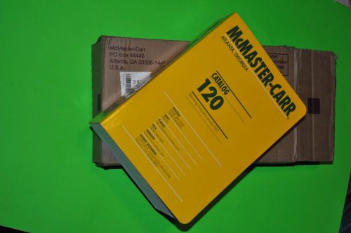 McMASTER CARR #120 CATALOG  IN ORIGINAL BOX