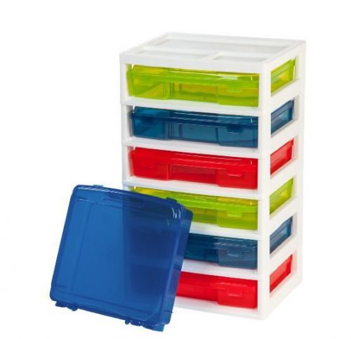 Kids Storage Ideas 6-Case Activity Station Toys Books Art Supplies Organizer New