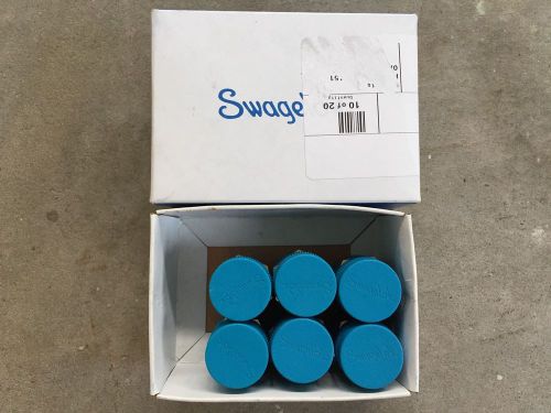 NEW - LOT OF 6 SWAGELOK HEX NIPPLE 3/4&#034; MNPT x 3/4&#034; MNPT SST - SS-12-HN