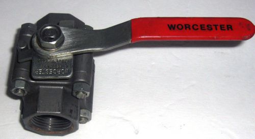 Worcester controls 446 ball valve series 44 1” lever handle ss npt 1-466pvse qty for sale