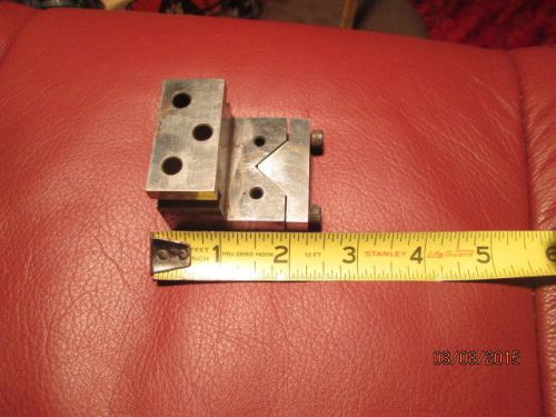 MACHINIST LATHE MILL Tool Makers Ground Hardened Set Up V Block Fixture lk