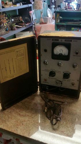 Vintage Cathode Rejuvenator Tester Tube Tester Model 350 Untested