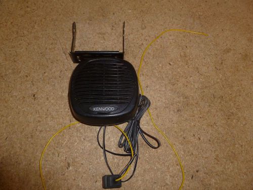 Kenwood KES-5 External Two Way Radio Speaker w Connector and Bracket