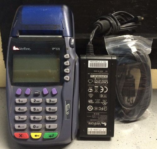 Verifone vx570 omni 5750 dual comm ethernet internet tamper message credit card for sale