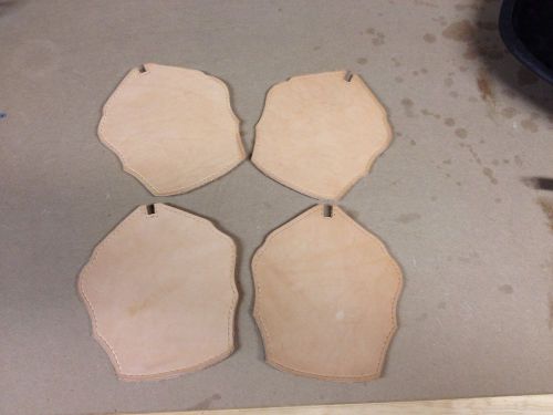 Leather Fire Helmet Shields (Blanks)