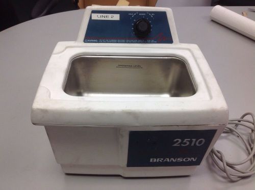 Branson Bransonic 2510 Ultrasonic Cleaner Bath 2510R-MT 0.75 Gal 40kHz