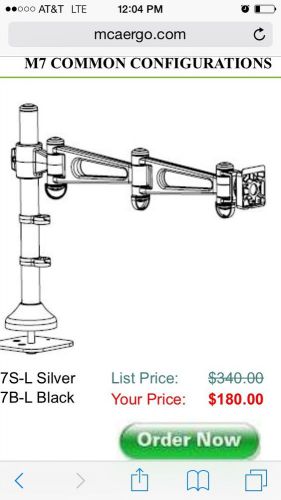 Human Scale M7 Monitor Arm