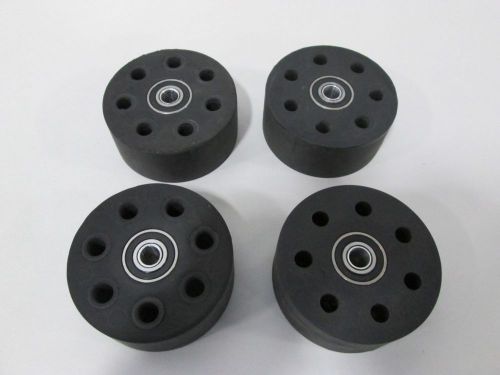 LOT 4 NEW 865-03693 RUBBER 1/2X4X1-5/8IN WHEEL D325170