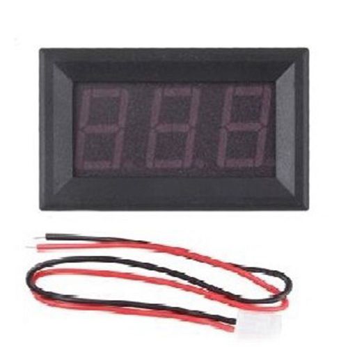 2 Wire Blue DC 4.5-30V LED Panel digital display Voltage Meter Voltmeter DP