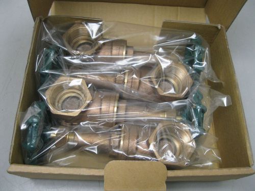 Lot (4) 1-1/4&#034; Newman Hattersley 300# CWP BRNZ THRD Gate Valve C12 (948)