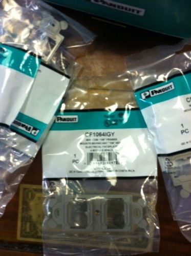 Panduit CF1064IGY Mini-Com Frame Mount *SEALED* LOT of 6