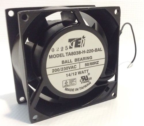 Fans TA8038-H-220-BAL    200/230VAC   14/12W