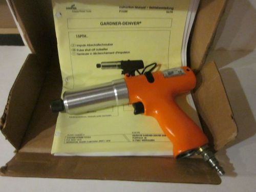 CLECO GARNER DENVER 15PTHF30Q 1/4&#034; HEX PISTOL GRIP SHUT OFF PULSE TOOL