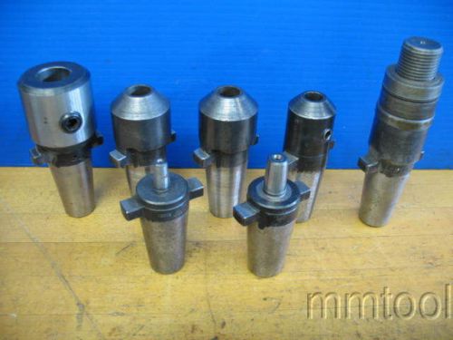 ~7~ KWIK-SWITCH 200 TOOL HOLDERS ENDMILL, DRILL, 1&#034; ARBOR ETC CNC MILLING