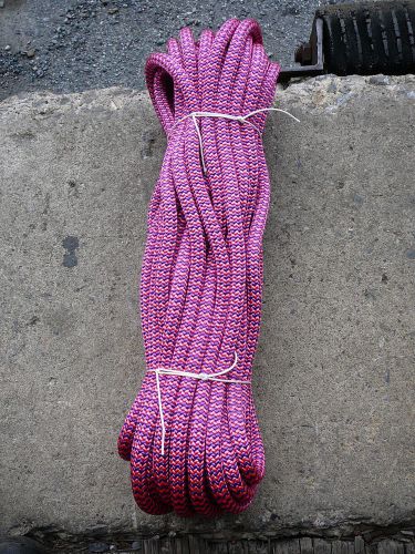 Yale XTC-24 Strand Arborist Rope Tree Line Climbing Line 1/2&#034; x 76&#039; Pink/Purple