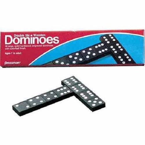 PRESSMAN TOY Double Six Dominoes - Pressman NEW