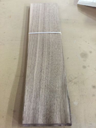 Wood Veneer Walnut 6x24 22 Pieces Total Raw Veneer &#034;EXOTIC&#034;  WAL2 3-11-15