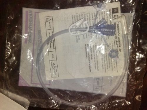 Kimberly Clark Mic-key Extension Set Right Angle Sercur-Lok Clamp  12&#034; 0121-12