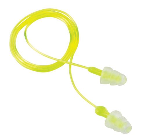 3m peltor tri-flange ear plugs, green, 3-pack, free shipping, new for sale