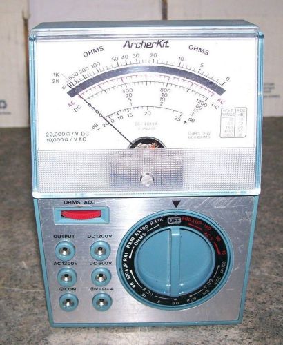 ARCHERKIT  Multimeter / Multi Tester. Model: 28-4013A. Nice Unit.