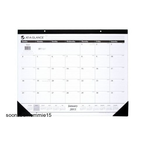 Monthly desk and wall planning calendar pad 2015 track appointments due dates for sale