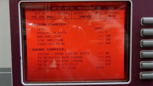 Rohde &amp; Schwarz TV Television Test Receiver EFA 2067.3004.93